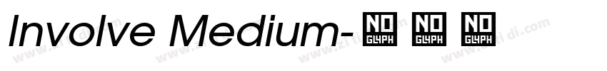 Involve Medium字体转换